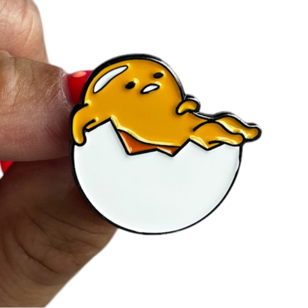 Gudetama Enamel Pin